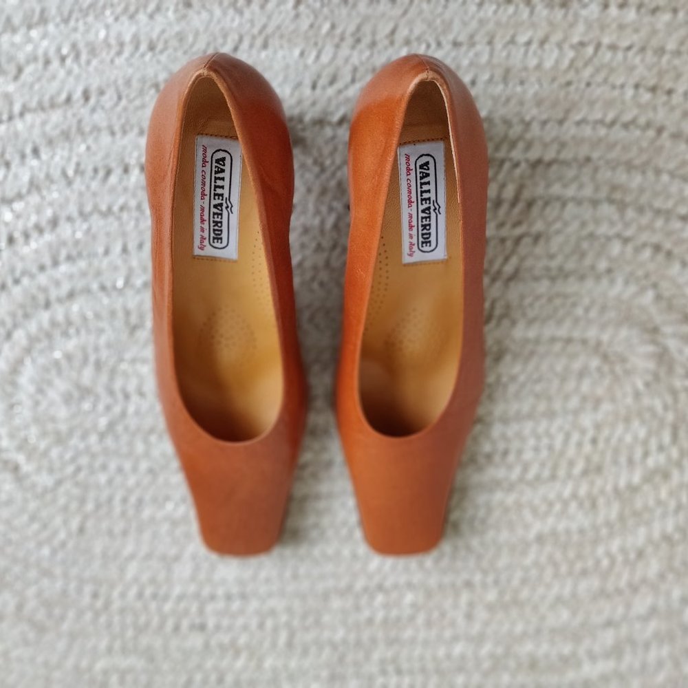 Italian Valleverde All Leather Shoes for Ladies
